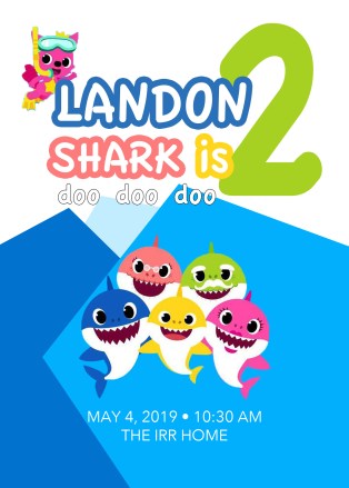 Landon 2nd Birthday Invite